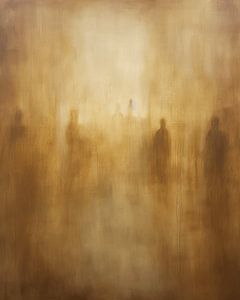 Die Menge in Gold