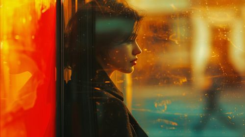 Reflectie | Melancholisch portret in panoramaformaat