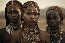 Portretten uit Afrika van Carla Van Iersel