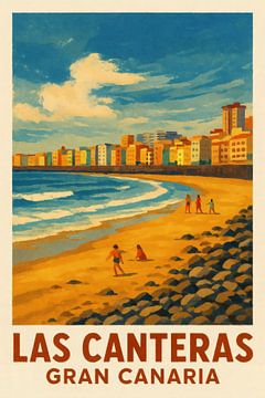 LAS CANTERAS - Lively beach with city views