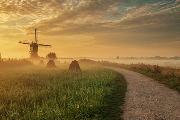 Le chemin vers le moulin sur Ilya Korzelius