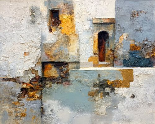 Abstrakte Wand-Strukturen