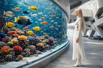 Futuristic marine oasis