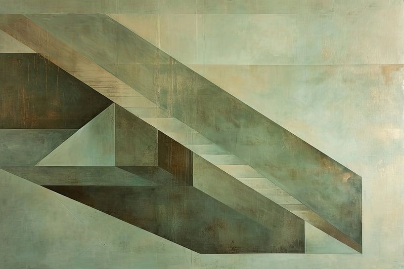 Abstracte Vorm Early Dew van De Mooiste Kunst