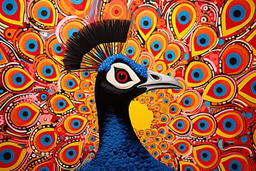 Painting Peacocks by Blikvanger Schilderijen