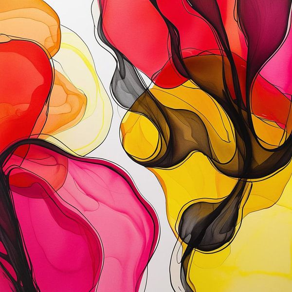 flowing fluorescent van Ellen Novara-da Lima