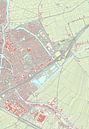 Karte von Leiderdorp von Rebel Ontwerp Miniaturansicht