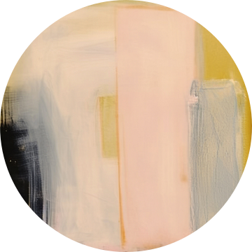 Modern abstract in pastelkleuren van Studio Allee