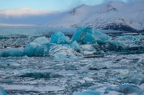 Landscape Iceland, Jökulsárlón and Diamond Beach
