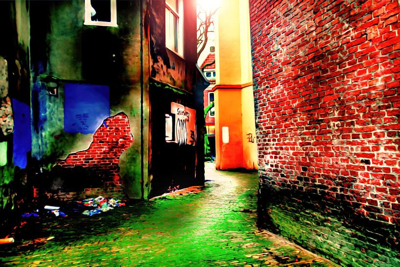 The alley in the city by Marcel Kieffer