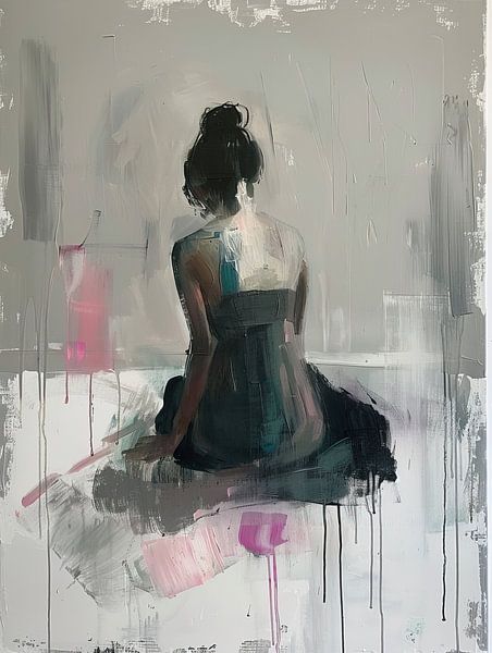 Schwarze Frau von Kunst Laune