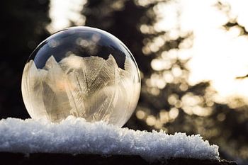 Gefrorene Seifenblase