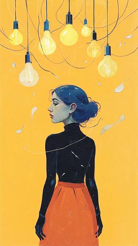 Vintage Dreamy Woman