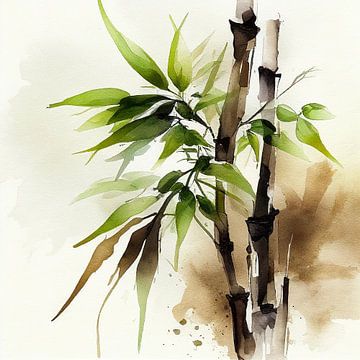 A splash of bamboo by Liv Jongman