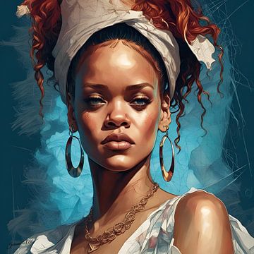 Rihanna van Johanna's Art