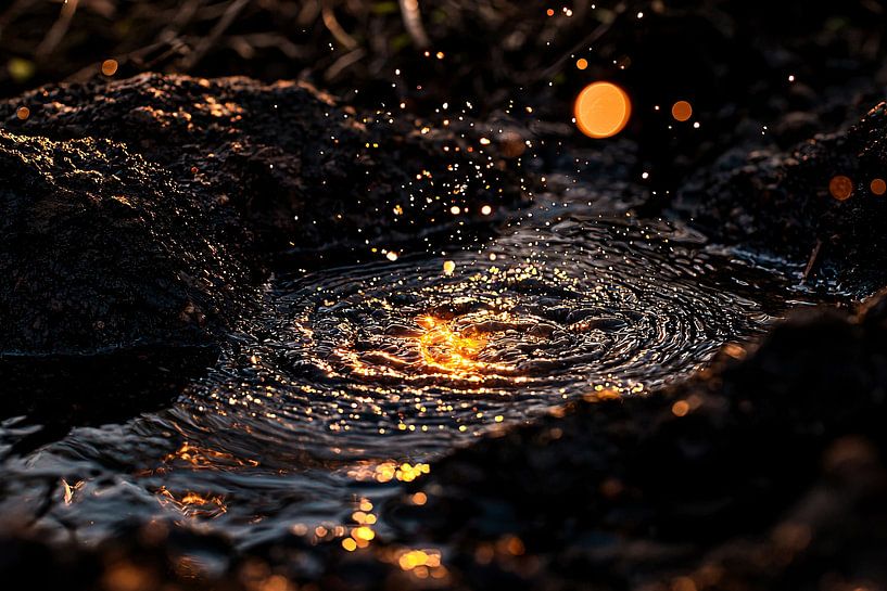 Splashes of water in sunlight by Imperial Art House