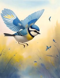 Blue tit by DeVerviersBelgium