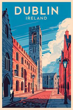 Dublin, Ierland van Poster Art Shop