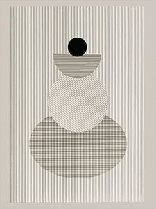 Abstrakte Minimal Art in verschiedenen Texturen -5