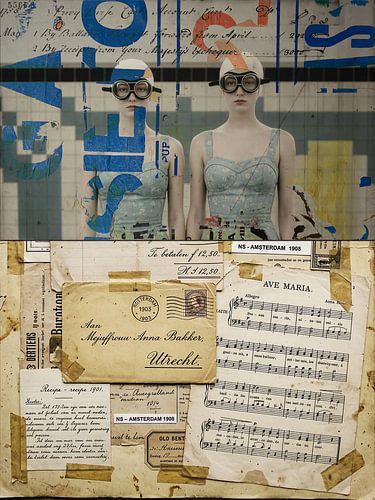 In the swimming pool by Ingrid van der Meer