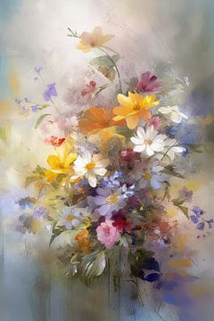 Still life of wildflowers by Imagine