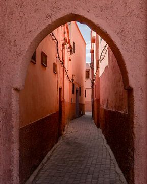Steeg in Marokko Marrakesh van Visuals by Justin