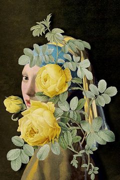 Meisje met de Parel - The Yellow Roses Edition II by Marja van den Hurk
