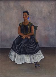Frida, Itzcuintli dog with me, vers 1938 sur Atelier Liesjes