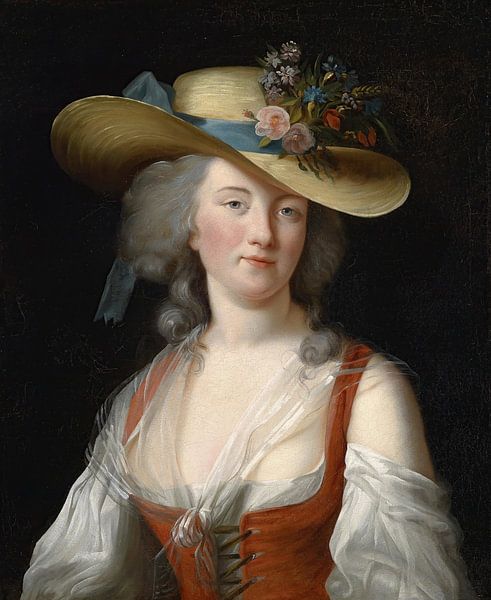 Portrait of Anne Catherine Le Preudhomme de Chatenoy, Elisabeth Louise Vigee-Lebrun by Masterful Masters