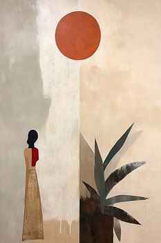 Taupe & Beige Schilderij