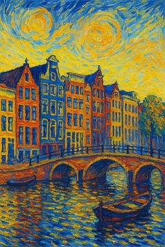 Amsterdam schilderij van Johannes