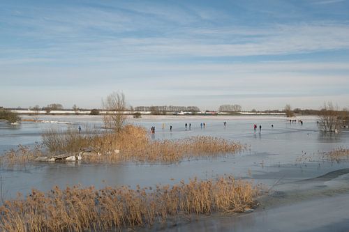 Schaatsen in de uiterwaarden
