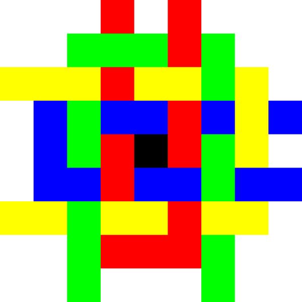 Drunter und Drüber | Permutation | ID=09 | V=69 | Knoten 4xU | P #01-D von Gerhard Haberern