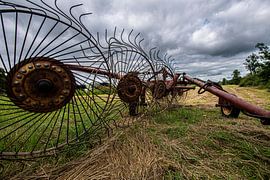 Farm Tools in the Pasture by Brian Morgan