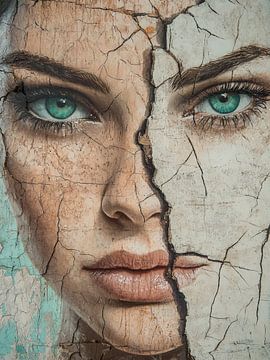 Modern Abstract Portret van SPEQ ART