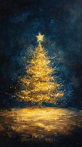 Weihnachtsbaum Gold