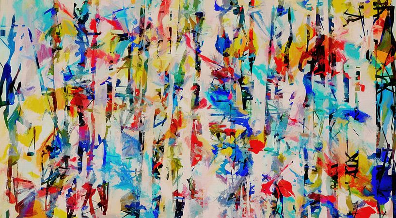 Mixing colours and shapes by Angel Estevez