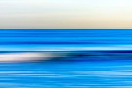 Blue Flow Coastal Abstrakt von Joseph S Giacalone Photography