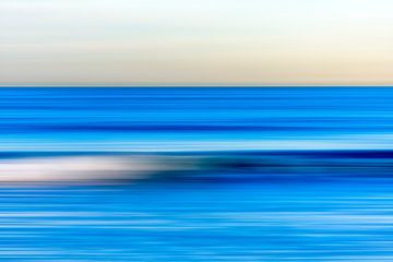 Blue Flow Coastal Abstrakt von Joseph S Giacalone Photography