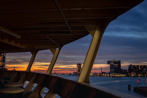 Rotterdam vanaf de SS Rotterdam