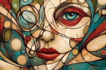 Abstract beauty in colours and shapes by Poster Art Shop