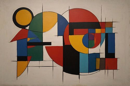 Abstracte kleurrijke vormen