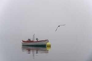 Boot in de mist von Ronald Wilfred Jansen