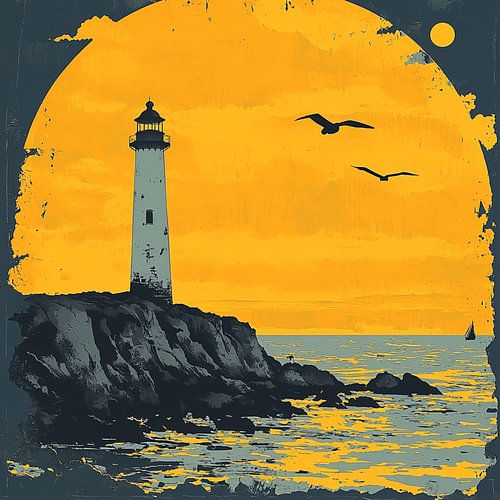 Lighthouse of sketch