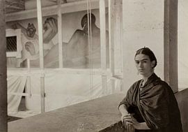 Guillermo Kahlo, Frida im Detroit Art Institute, Michigan, 1932 von Atelier Liesjes