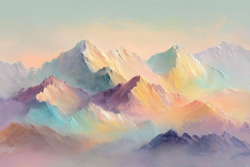 Le silence en forme de montagne par Thea