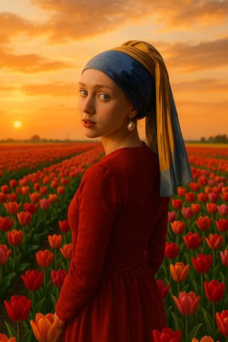 Les tulipes et le temps : un Vermeer moderne