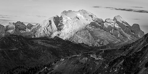 De Marmolada in Zwart-Wit, Dolomieten Italië
