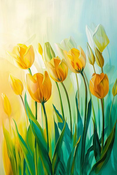 Tulips by Poster Art Shop