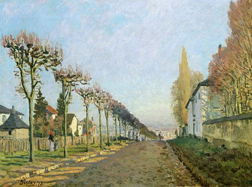 Alfred Sisley,Rue de la Machine Louveciennes